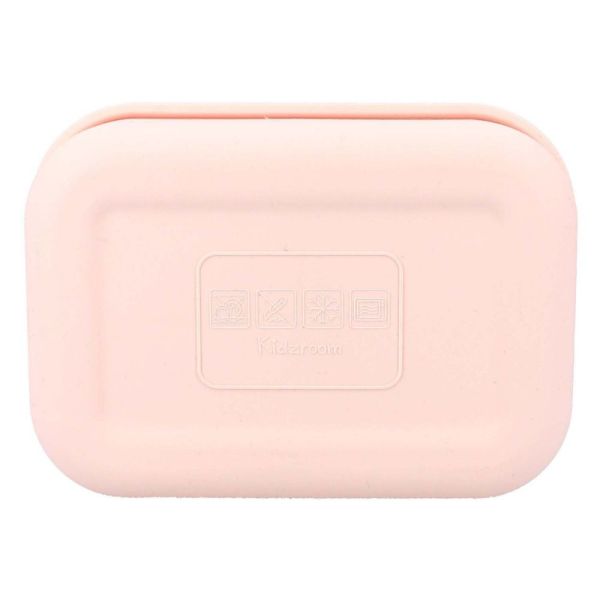 Lunch box 3 compartiments en silicone coeurs