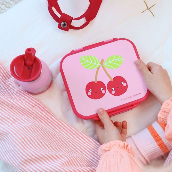 Lunch box enfant compartimentée 1,2 L Cerises