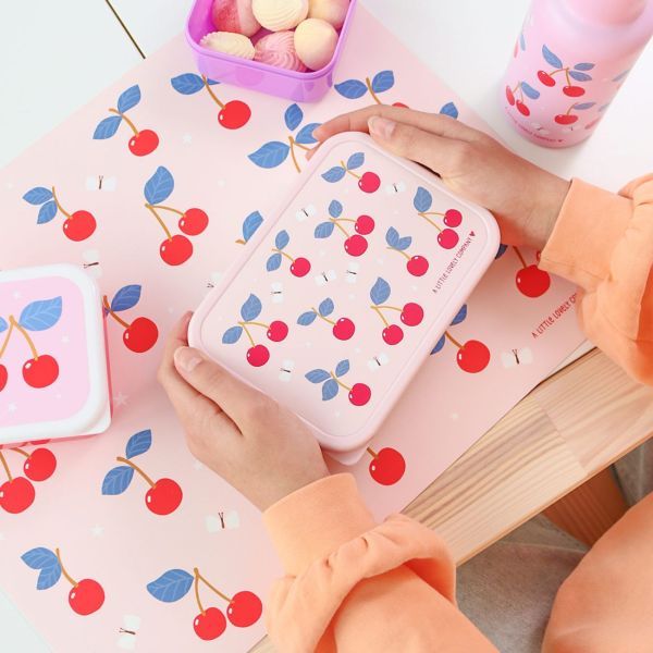 Lunch box enfant en acier inoxydable Cerises