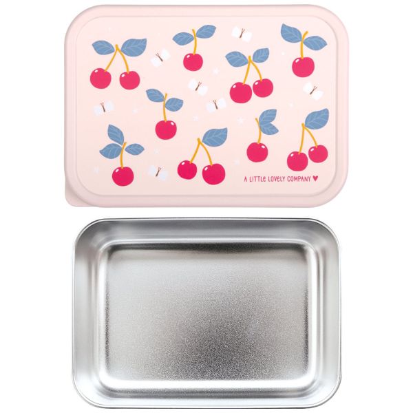 Lunch box enfant en acier inoxydable Cerises