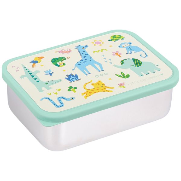 Lunch box enfant en acier inoxydable Jungle
