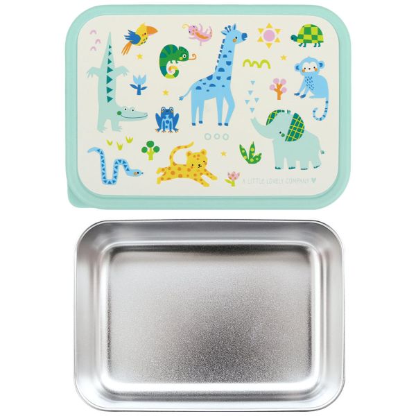 Lunch box enfant en acier inoxydable Jungle