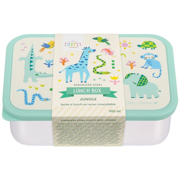 Lunch box enfant en acier inoxydable Jungle