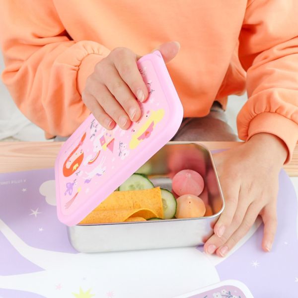 Lunch box enfant en acier inoxydable Princesses