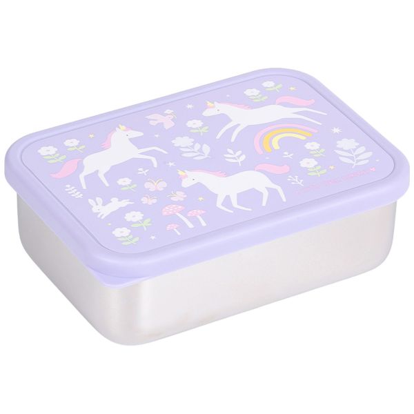 Lunch box enfant en acier inoxydable Rêves de licorne