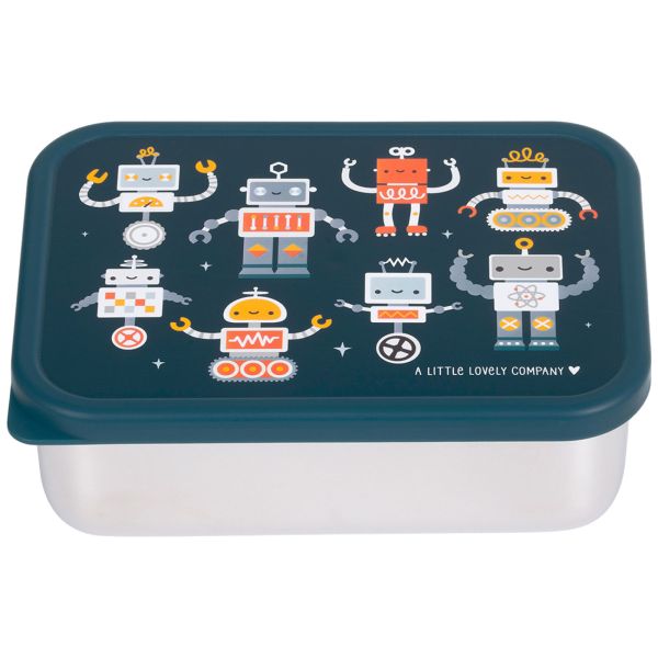 Lunch box enfant en acier inoxydable Robots