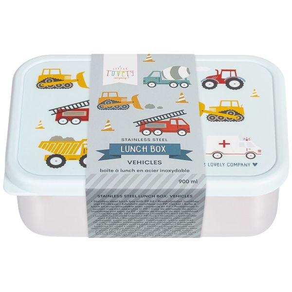 Lunch box enfant en acier inoxydable Véhicules