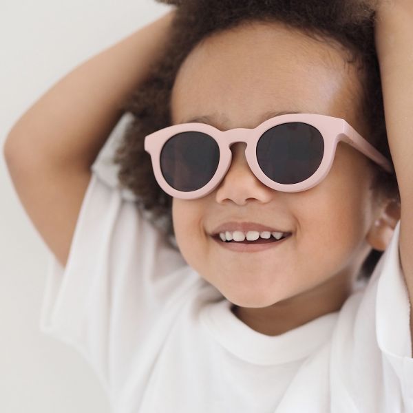 Lunettes de soleil  2-4 ans rétro Dusty Rose