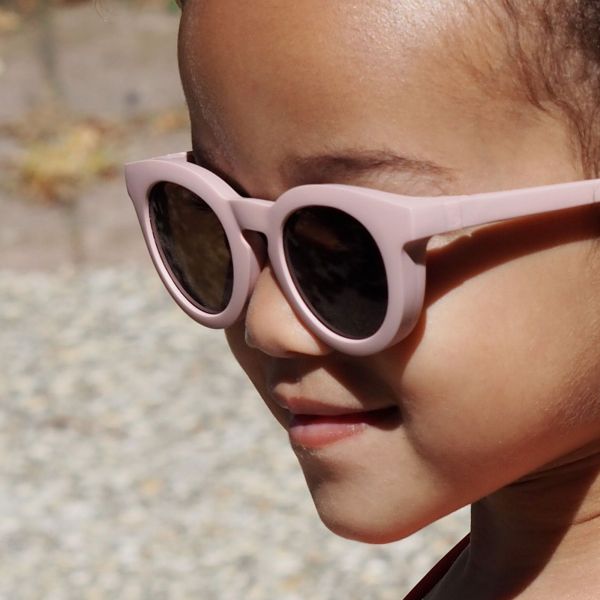 Lunettes de soleil  2-4 ans rétro Dusty Rose