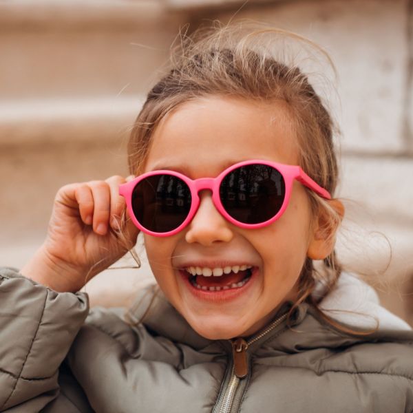 Lunettes de soleil 4-6 ans casual Sunrise fushia