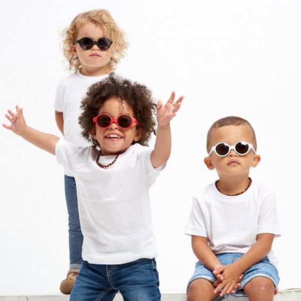 Lunettes de soleil bébé 9-24 mois casual Coquelicot