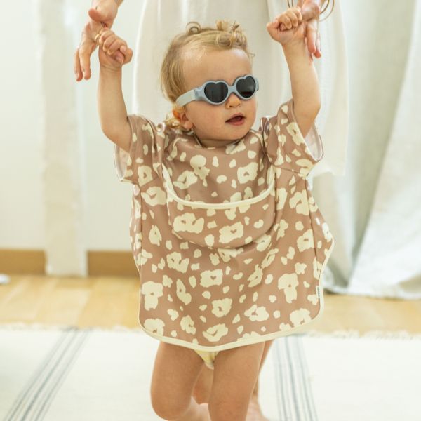 Lunettes de soleil bébé 0-9 mois anti UV Baby heart Galet