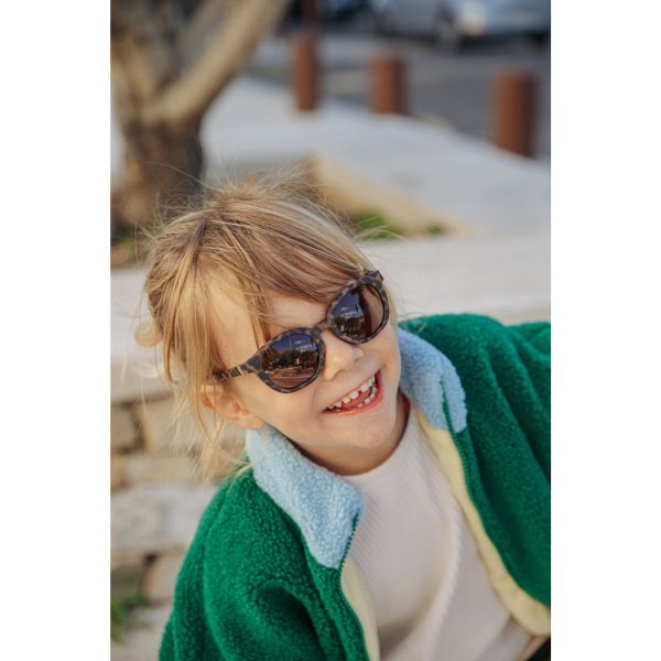 Lunettes de soleil 4-6 ans Square Sunny Écaille Léopard