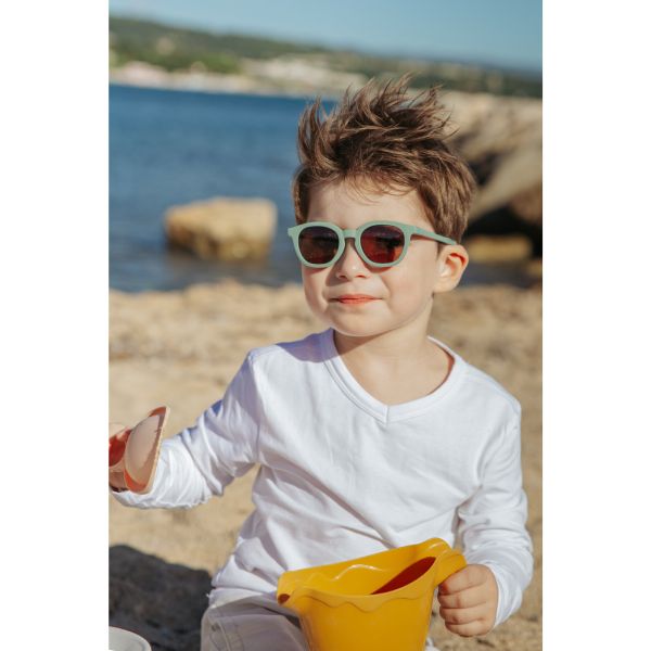 Lunettes de soleil 4-6 ans Square Sunny Vert sauge