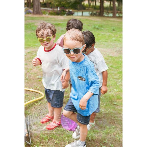 Lunettes de soleil 0-1 an Fleur Vert Olive