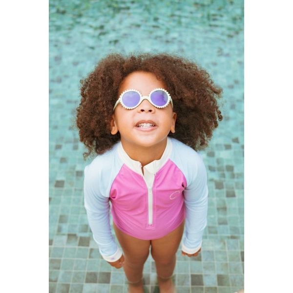 Lunettes de soleil 1-2 ans Fleur Thé vert