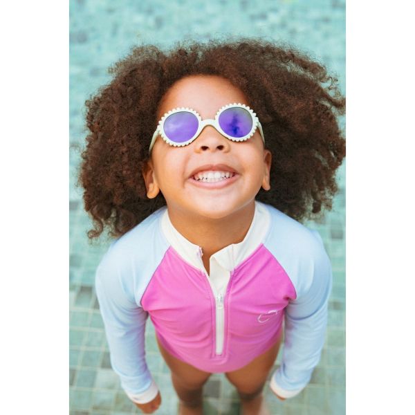 Lunettes de soleil 1-2 ans Fleur Thé vert