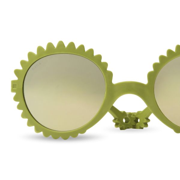 Lunettes de soleil 2-4 ans Fleur Vert olive