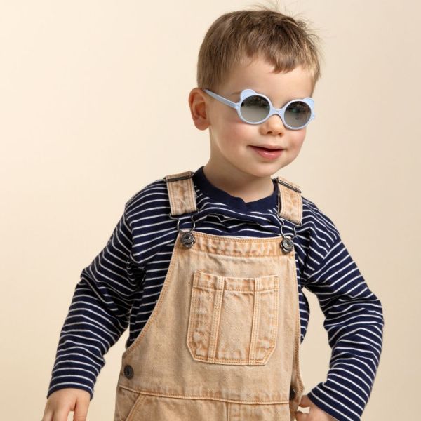 Lunettes de soleil bébé 0-1 ans Ourson Bleu clair