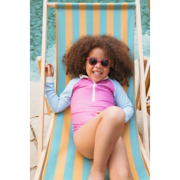 Lunettes de soleil bébé 1-2 ans Wazz Framboise