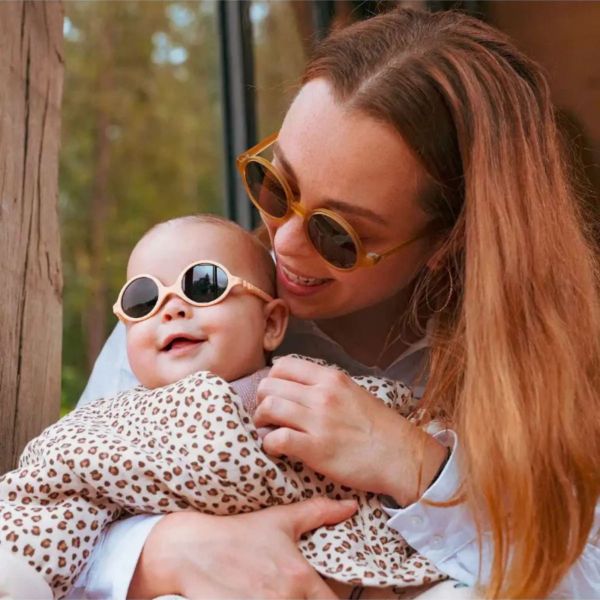 Lunettes de soleil bébé 0-1 an Diabola 2.0 Abricot