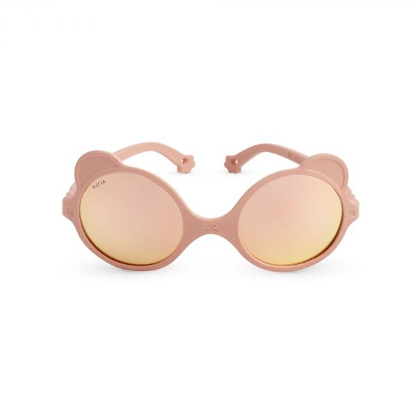 Lunettes de soleil bébé 0-1 an Ourson Rose pêche