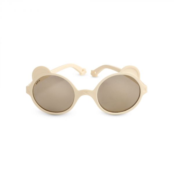 Lunettes de soleil bébé 1-2 ans Ourson Crème