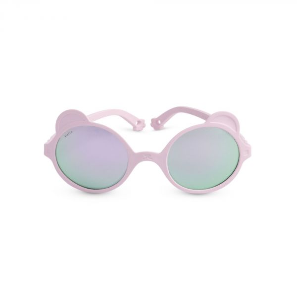 Lunettes de soleil bébé 1-2 ans Ourson Rose pâle