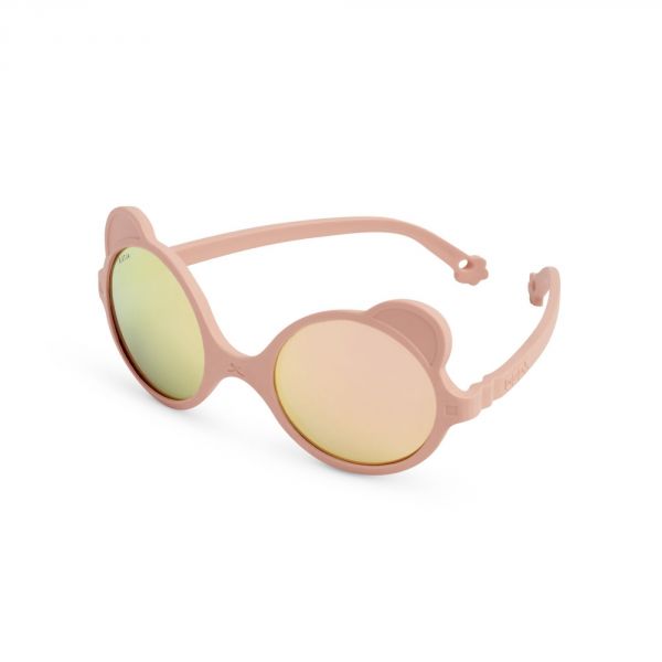 Lunettes de soleil bébé 1-2 ans Ourson Rose pêche