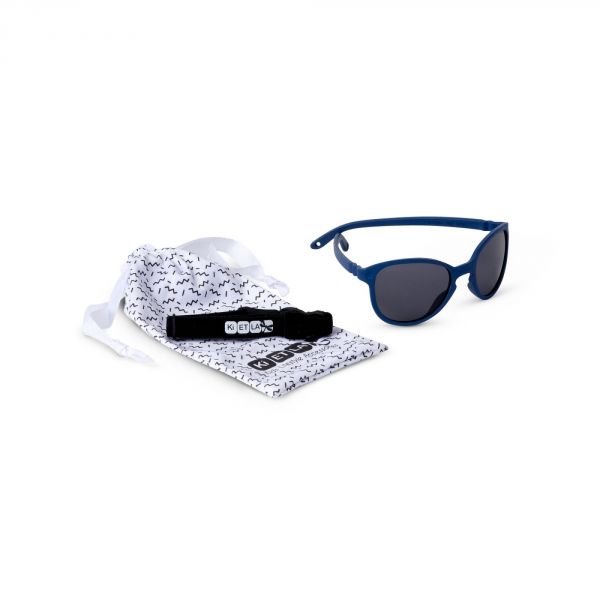 Lunettes de soleil enfant 2-4 ans Wazz Bleu Denim