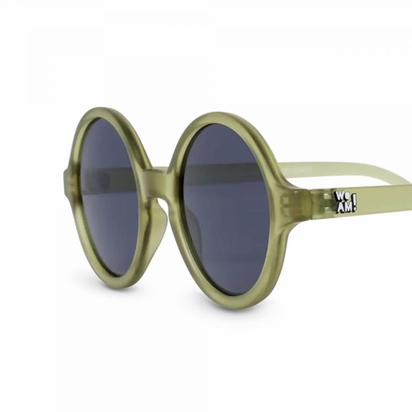 Lunettes de soleil enfant 2-4 ans Woam Olive translucide