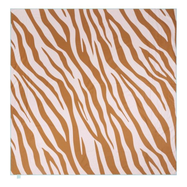Serviettes de plage microfibre zèbre 180 x 180 cm