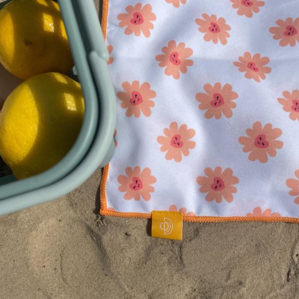 Serviette microfibre 135x65 cm - Floral love