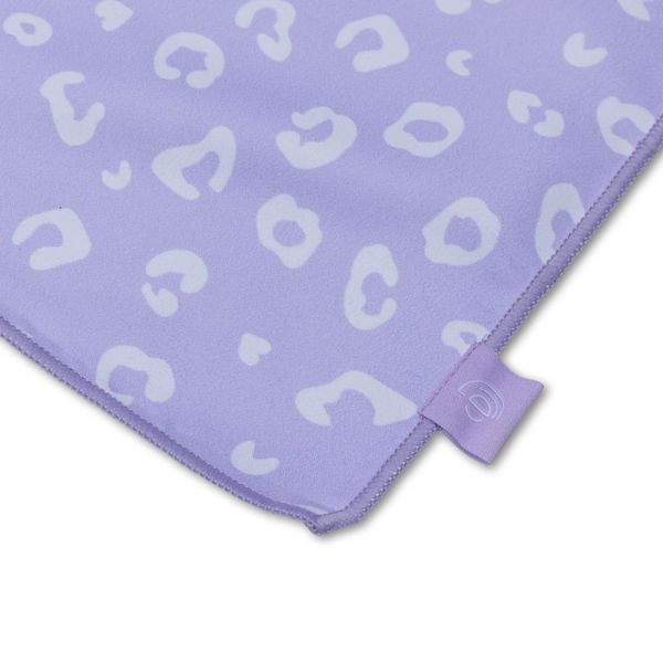 Serviette microfibre 135x65 cm - Léopard lila