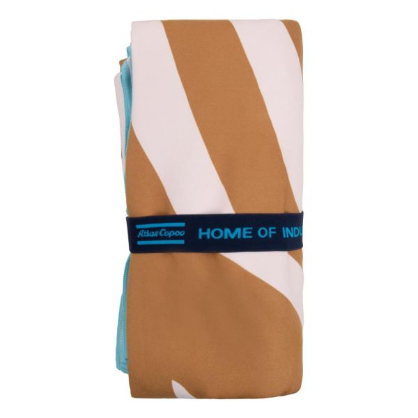 Serviette microfibre 135x65 cm - Zèbre orange