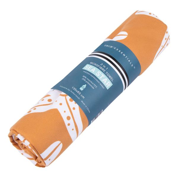 Serviette microfibre 135x65 cm - Etoile de mer