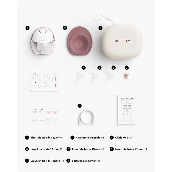 Tire-lait électrique portable M6 simple mains libres Mobile Style