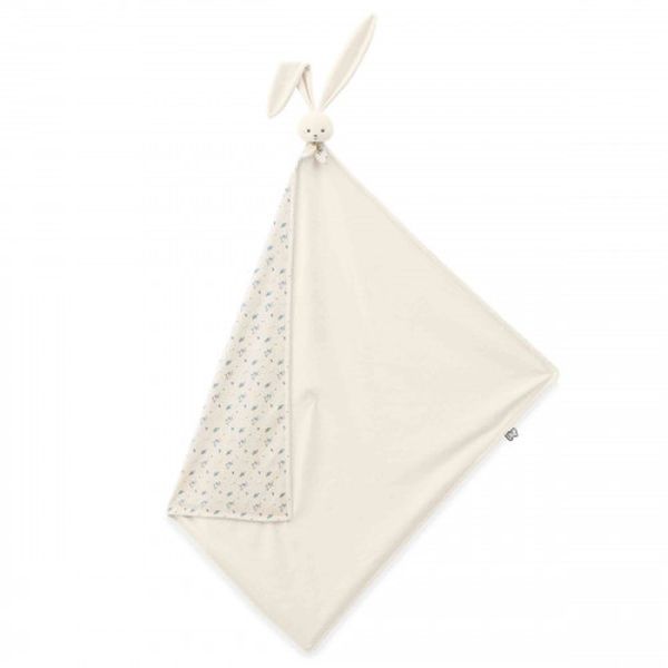 Couverture doudou lapin 80 x 70 cm Crème