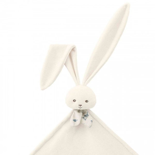 Couverture doudou lapin 80 x 70 cm Crème