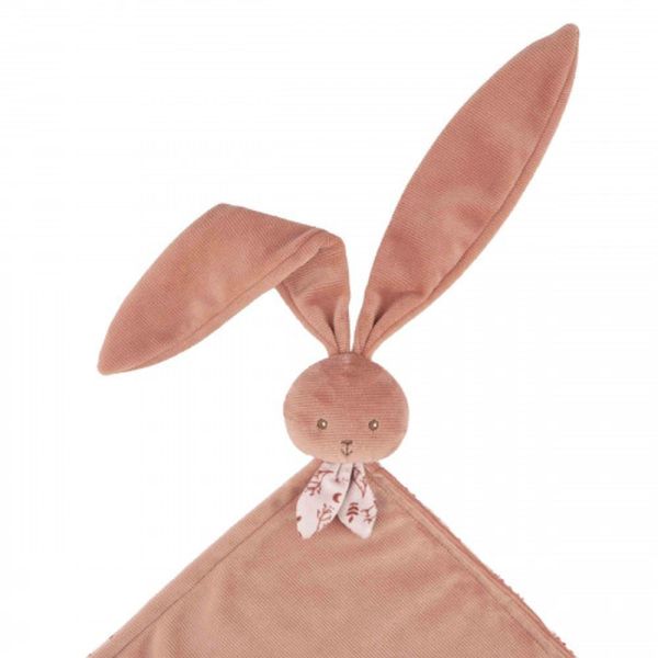 Couverture doudou lapin 80 x 70 cm Terracotta