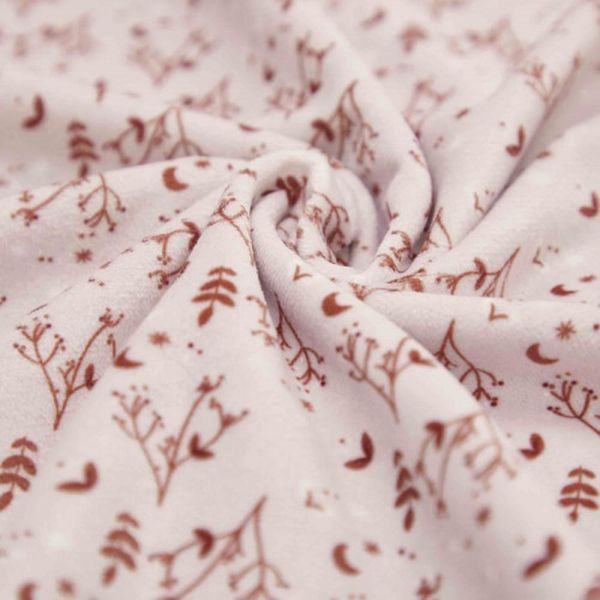 Couverture doudou lapin 80 x 70 cm Terracotta