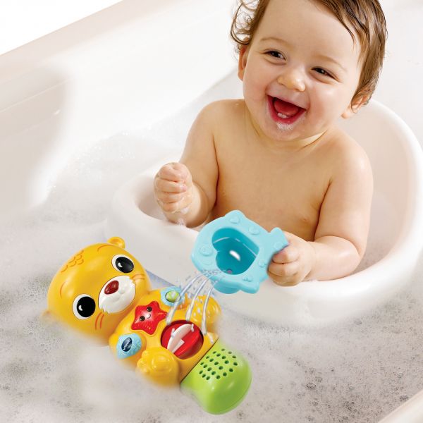 Jouet de bain Petite loutre de bain interactive