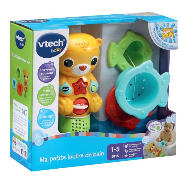 Jouet de bain Petite loutre de bain interactive