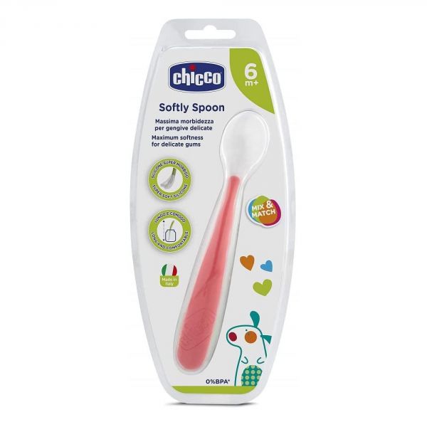 Cuillère souple bout silicone 6m+ Pastèque