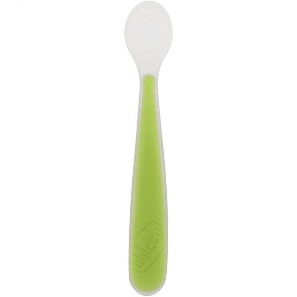 Cuillère souple bout silicone 6m+ Vert pomme