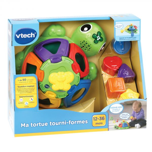 Jouet d'éveil ma tortue tourni-formes