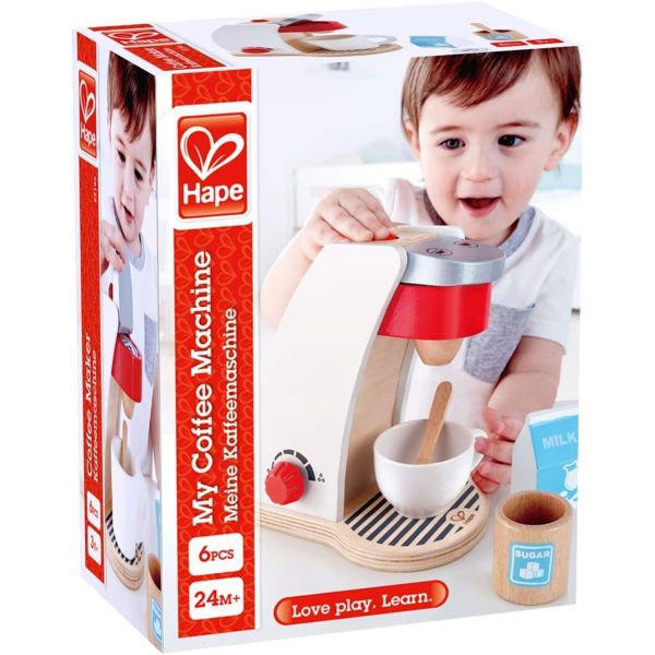 Machine à café enfant en bois