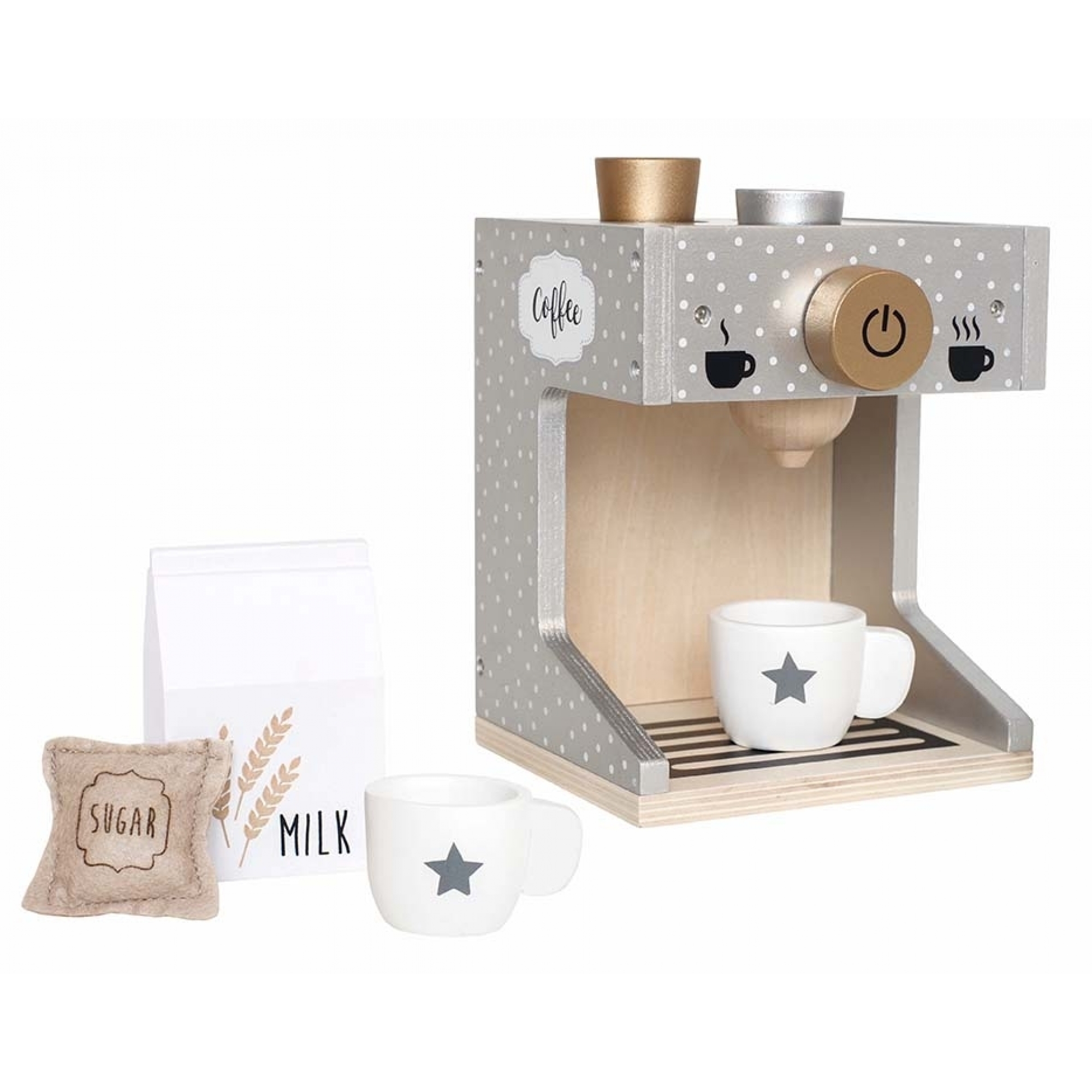 Cafetière jouet en bois - Made in Bébé