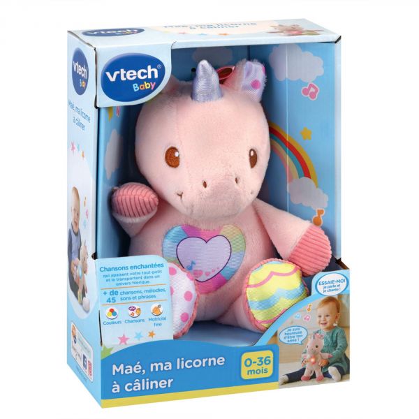 Peluche musicale Maé ma licorne