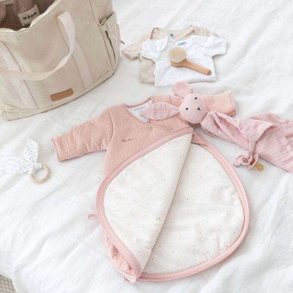 Gigoteuse Magic Bag hiver 0-1 mois Pady jersey Blush